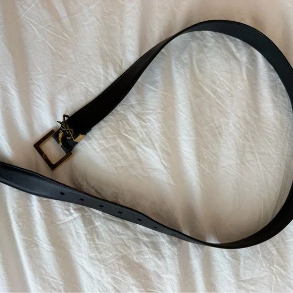 Black Saint Laurent belt size 80 - Picture 2 of 3